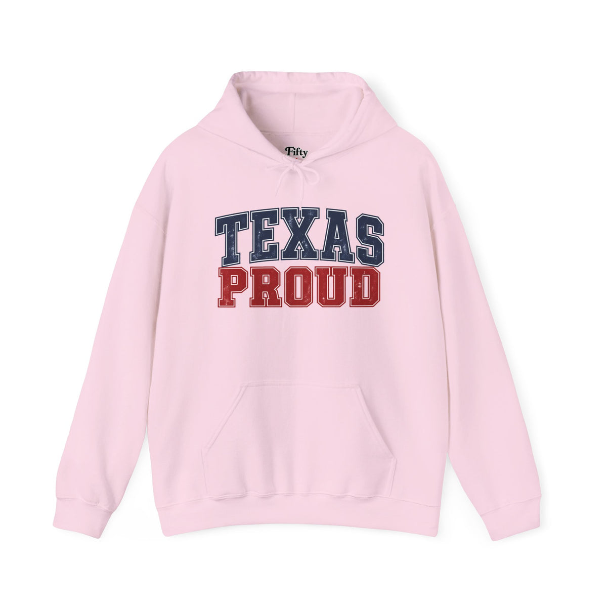 Texas Proud Unisex Hoodie State Name Graphic