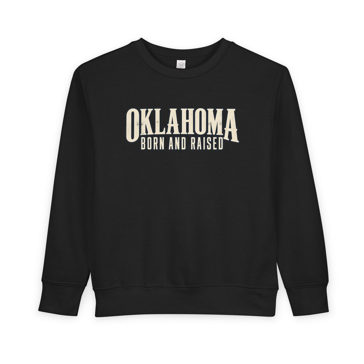 Oklahoma Born and Raised Premium Heritage Unisex Toddler Sweatshirt