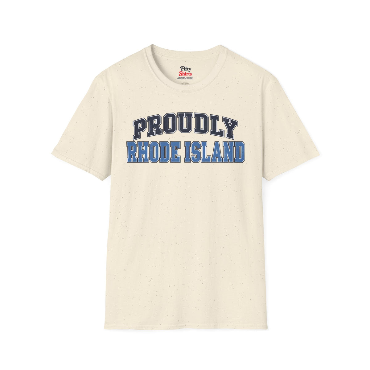 Proudly Rhode Island Unisex Softstyle T Shirt State Name Graphic Tee