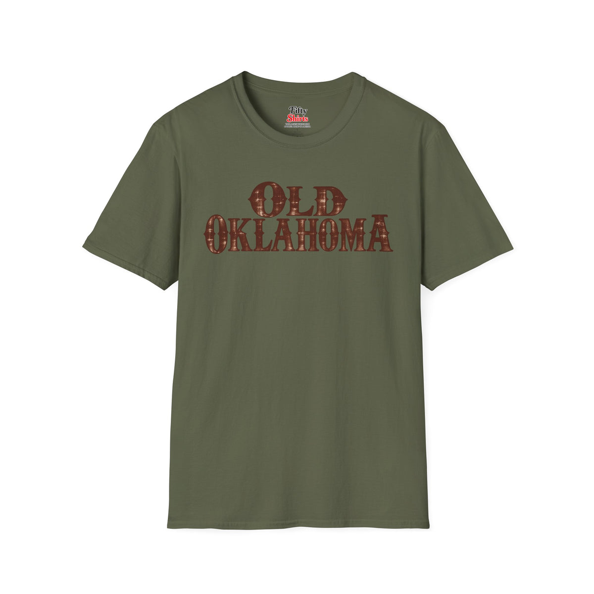 Old Oklahoma Unisex Softstyle T Shirt State Name Graphic Tee