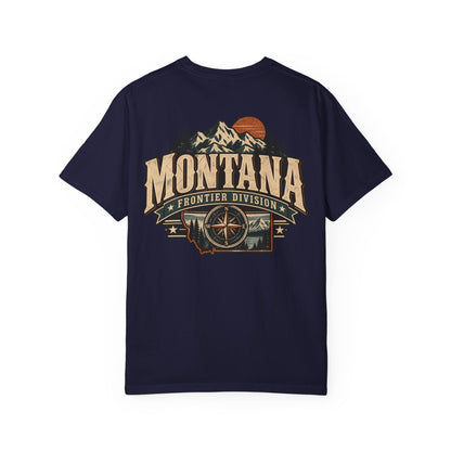 Montana Frontier Division Unisex Comfort Color 1717 Streetwear Graphic Tee