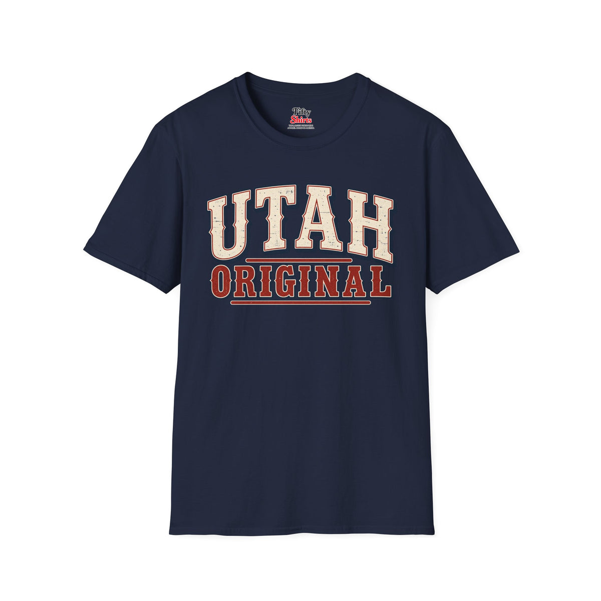 Utah Original Unisex Softstyle T Shirt State Name Graphic Tee
