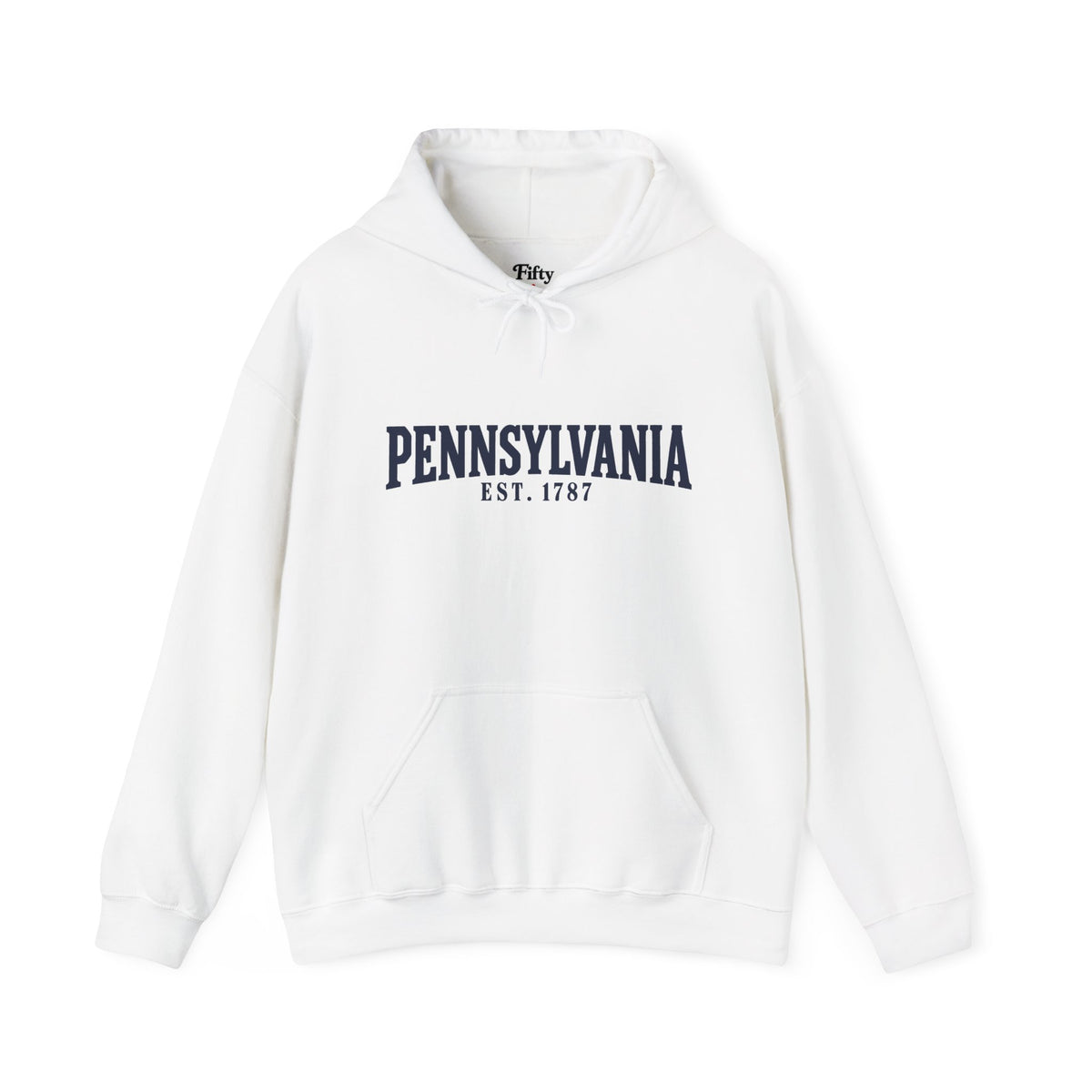 Pennsylvania EST 1787 Unisex Hoodie State Name Graphic