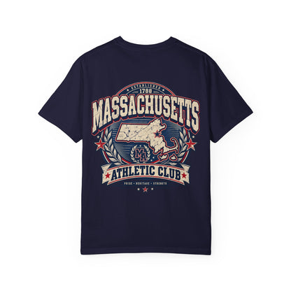 Massachusetts Athletic Club Unisex Comfort Color 1717 Streetwear Graphic Tee