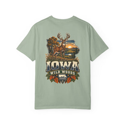 Iowa Wild Woods Unisex Comfort Color 1717 Streetwear Graphic Tee