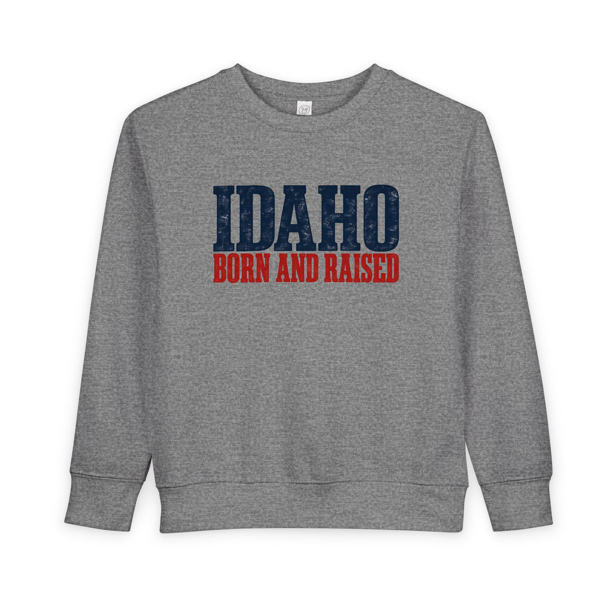 Idaho Born and Raised Classic Heritage Unisex Toddler Sweatshirt