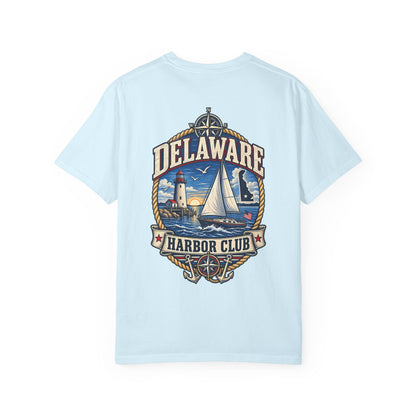 Delaware Harbor Club  Unisex Comfort Color 1717 Streetwear Graphic Tee