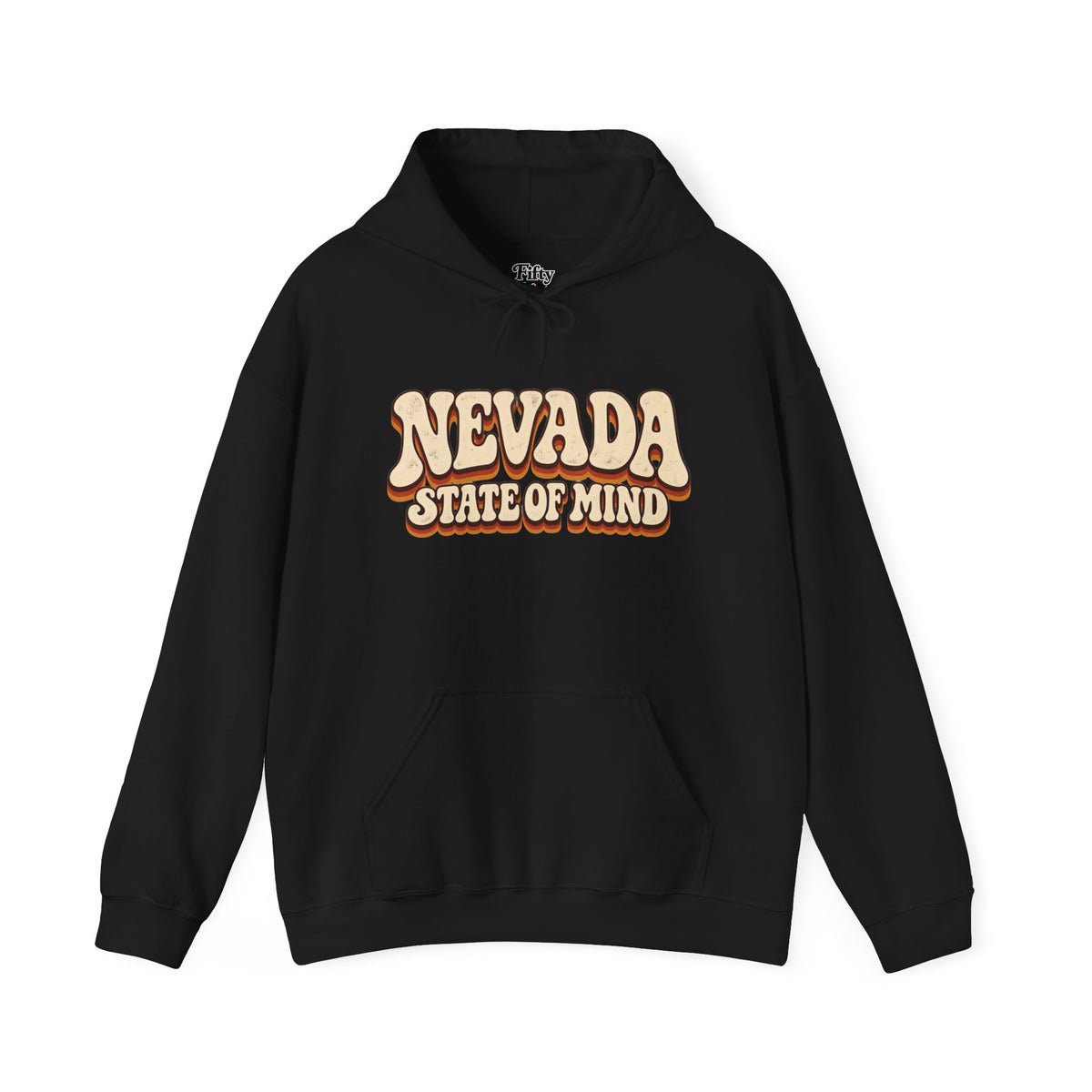 Nevada State of Mind Unisex Hoodie State Name Graphic