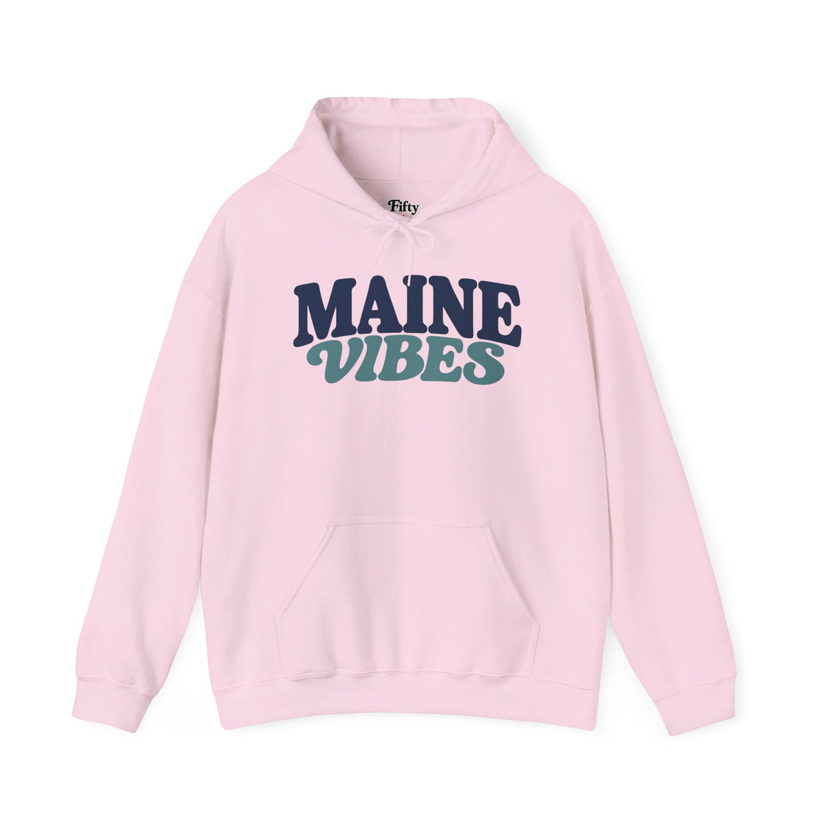 Maine Vibes Unisex Hoodie State Name Graphic