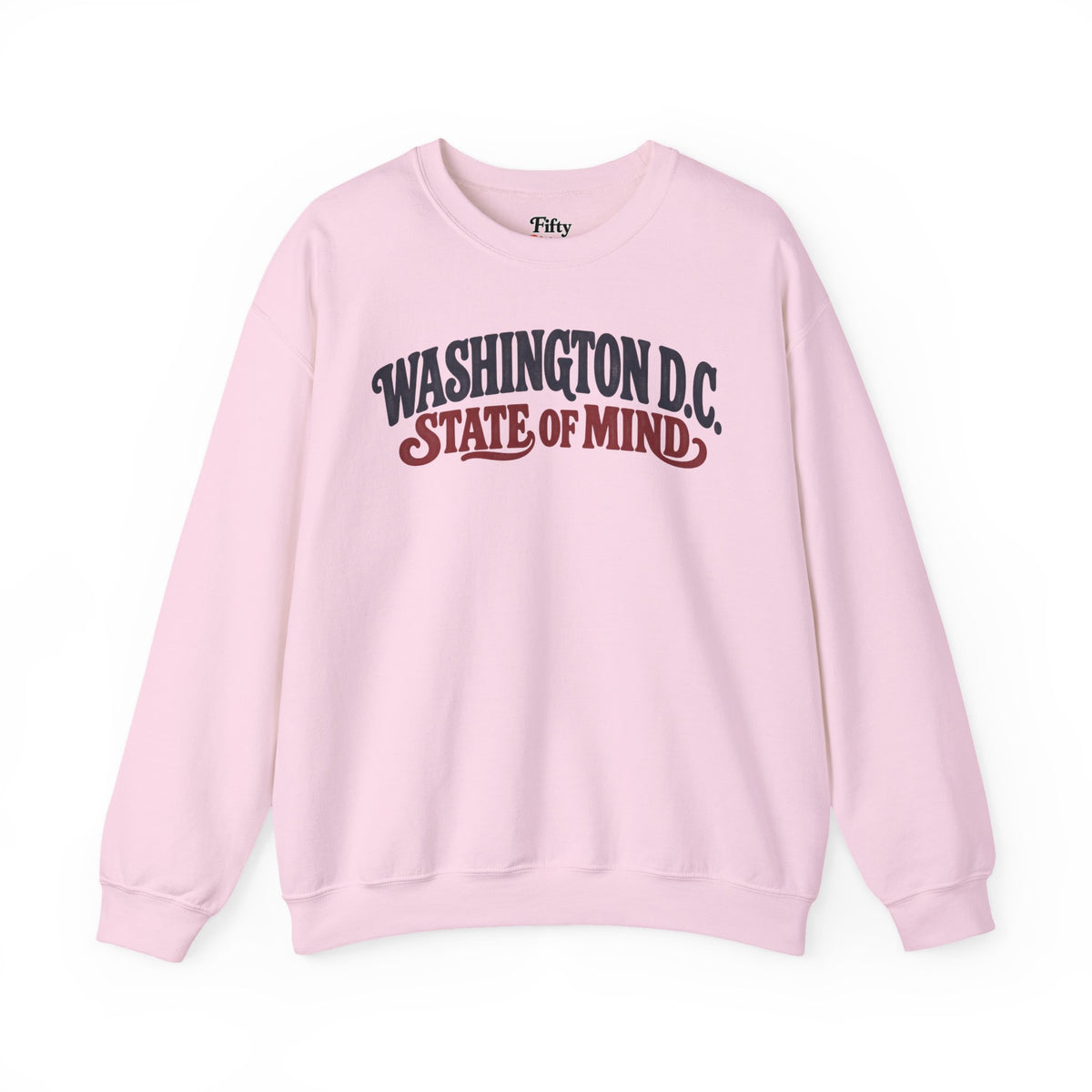Washington DC State of Mind Unisex Crewneck Sweatshirt State Name Graphic