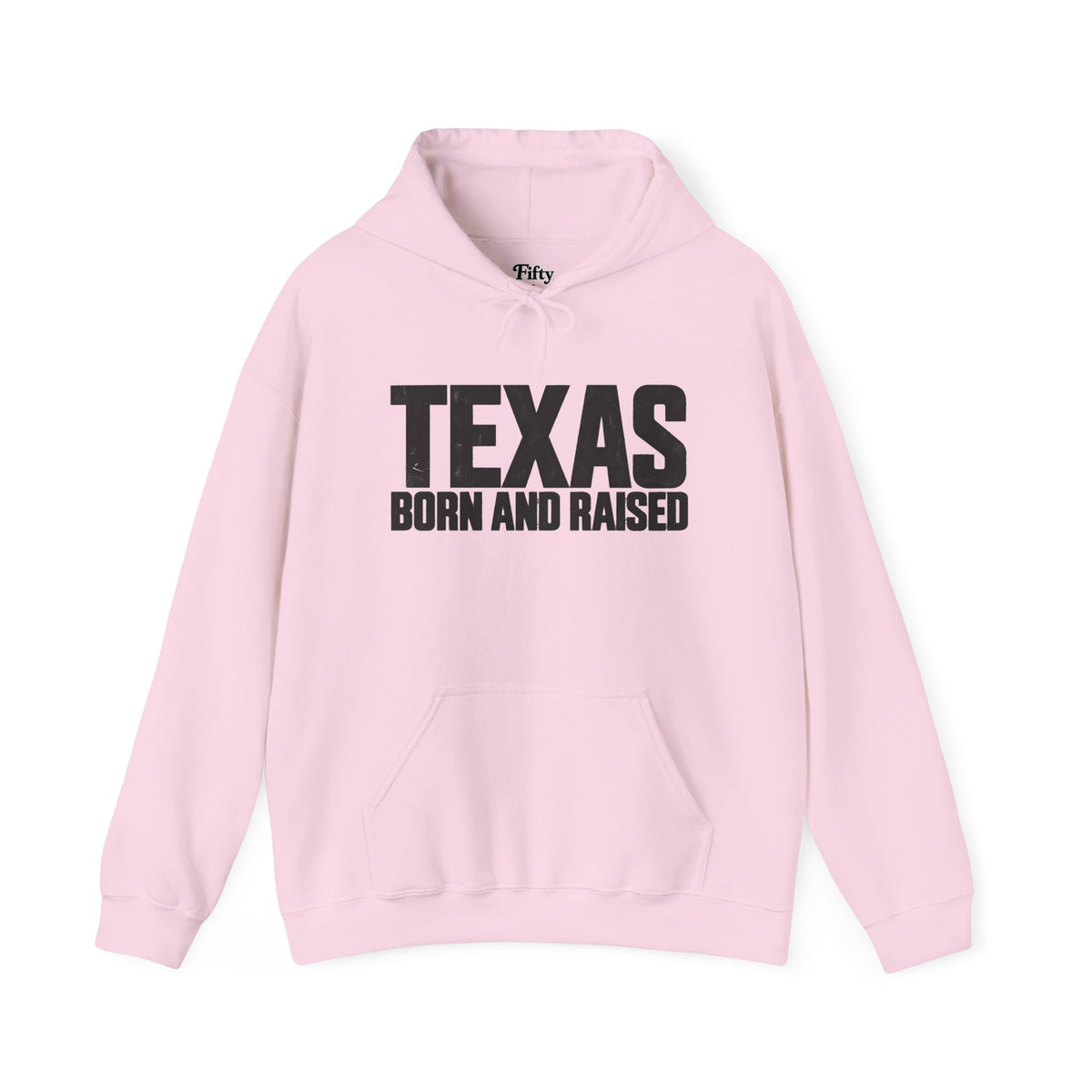 Texas Born and Raised Modern Minimal Unisex Hoodie Graphic