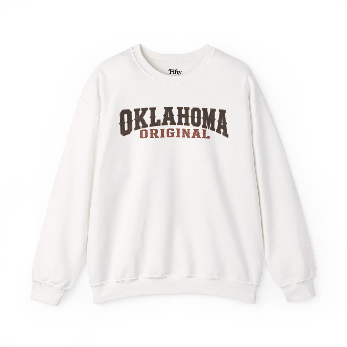 Oklahoma Original Unisex Crewneck Sweatshirt State Name Graphic