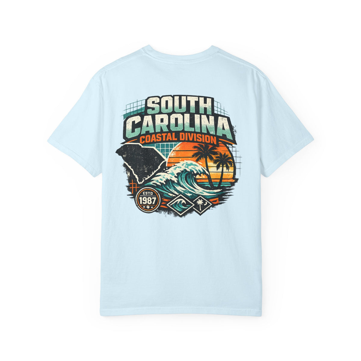 South Carolina Coastal Division Unisex Comfort Color 1717 Streetwear Graphic Tee