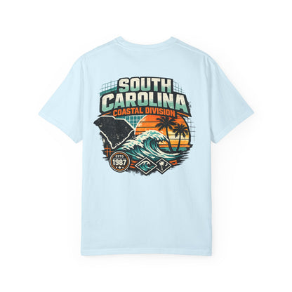 South Carolina Coastal Division Unisex Comfort Color 1717 Streetwear Graphic Tee