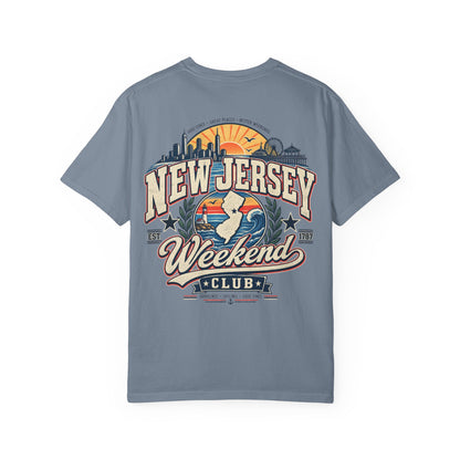 New Jersey Weekend Club Unisex Comfort Color 1717 Streetwear Graphic Tee