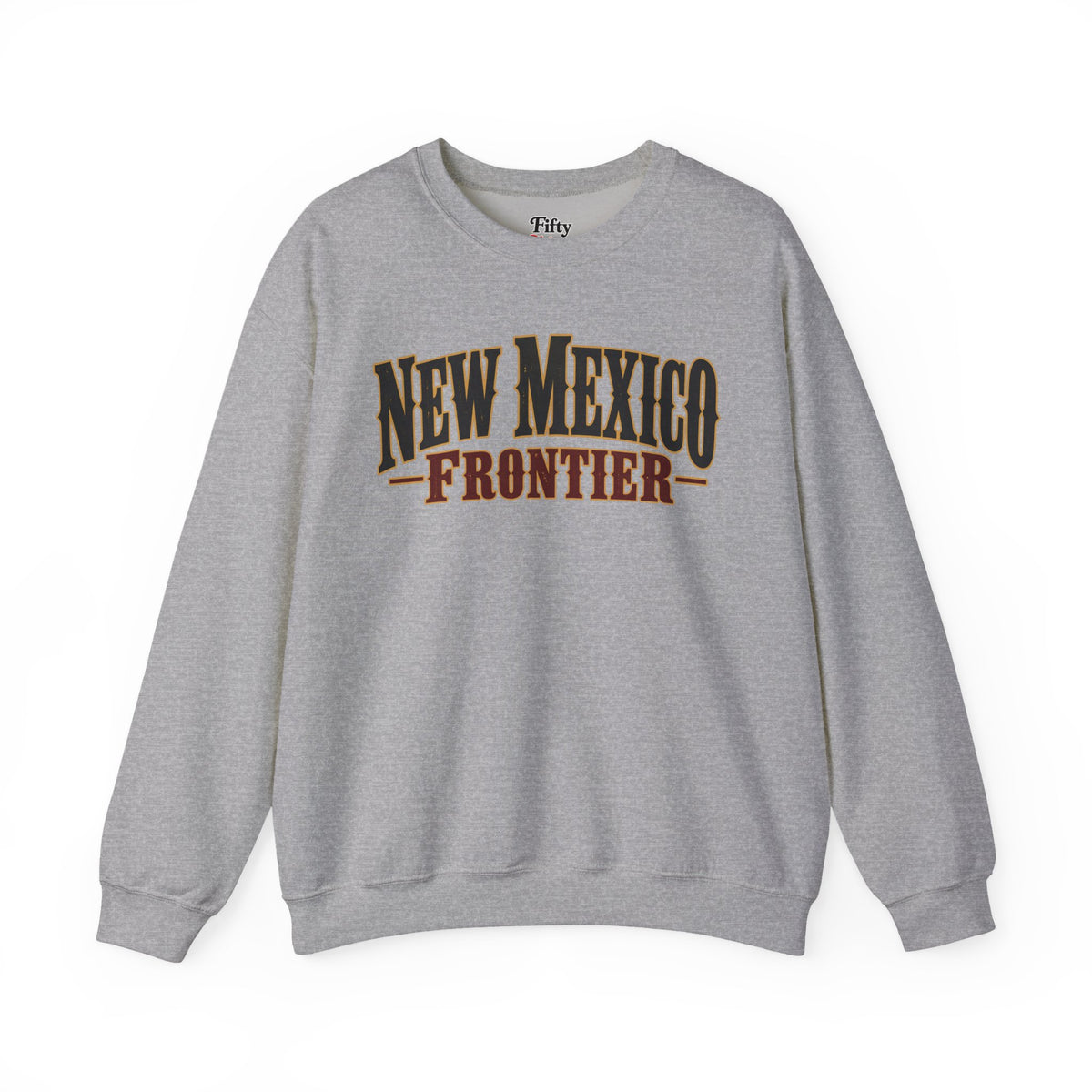 New Mexico Frontier Unisex Crewneck Sweatshirt State Name Graphic