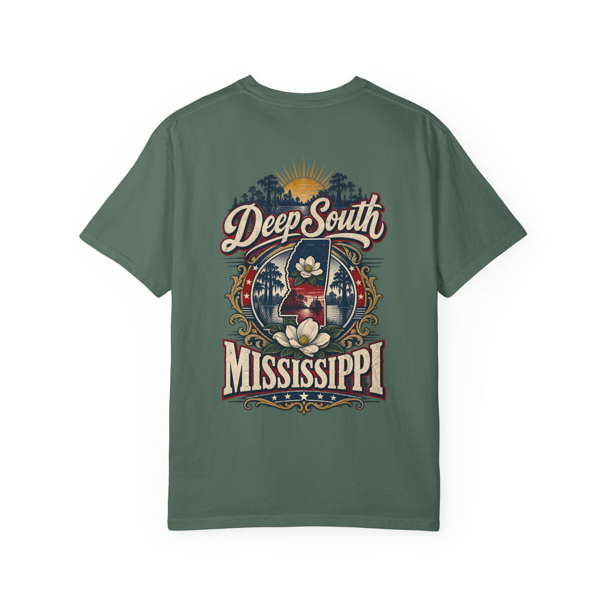 Deep South Mississippi Unisex Comfort Color 1717 Streetwear Graphic Tee