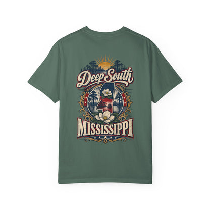 Deep South Mississippi Unisex Comfort Color 1717 Streetwear Graphic Tee