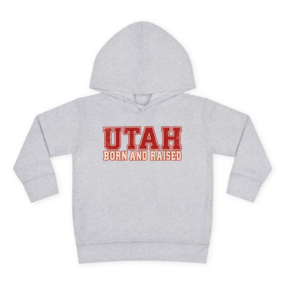 Utah Born and Raised Vintage Athletic Unisex Toddler Pullover Fleece Hoodie