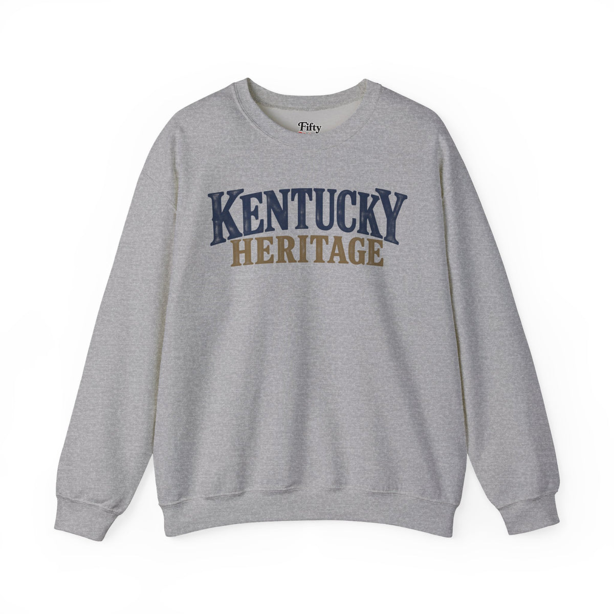 Kentucky Heritage Unisex Crewneck Sweatshirt State Name Graphic