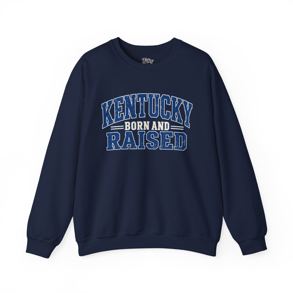 Kentucky Born and Raised Bluegrass Unisex Sweatshirt Graphic