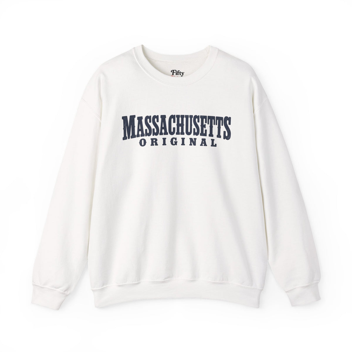 Massachusetts Original Unisex Crewneck Sweatshirt State Name Graphic