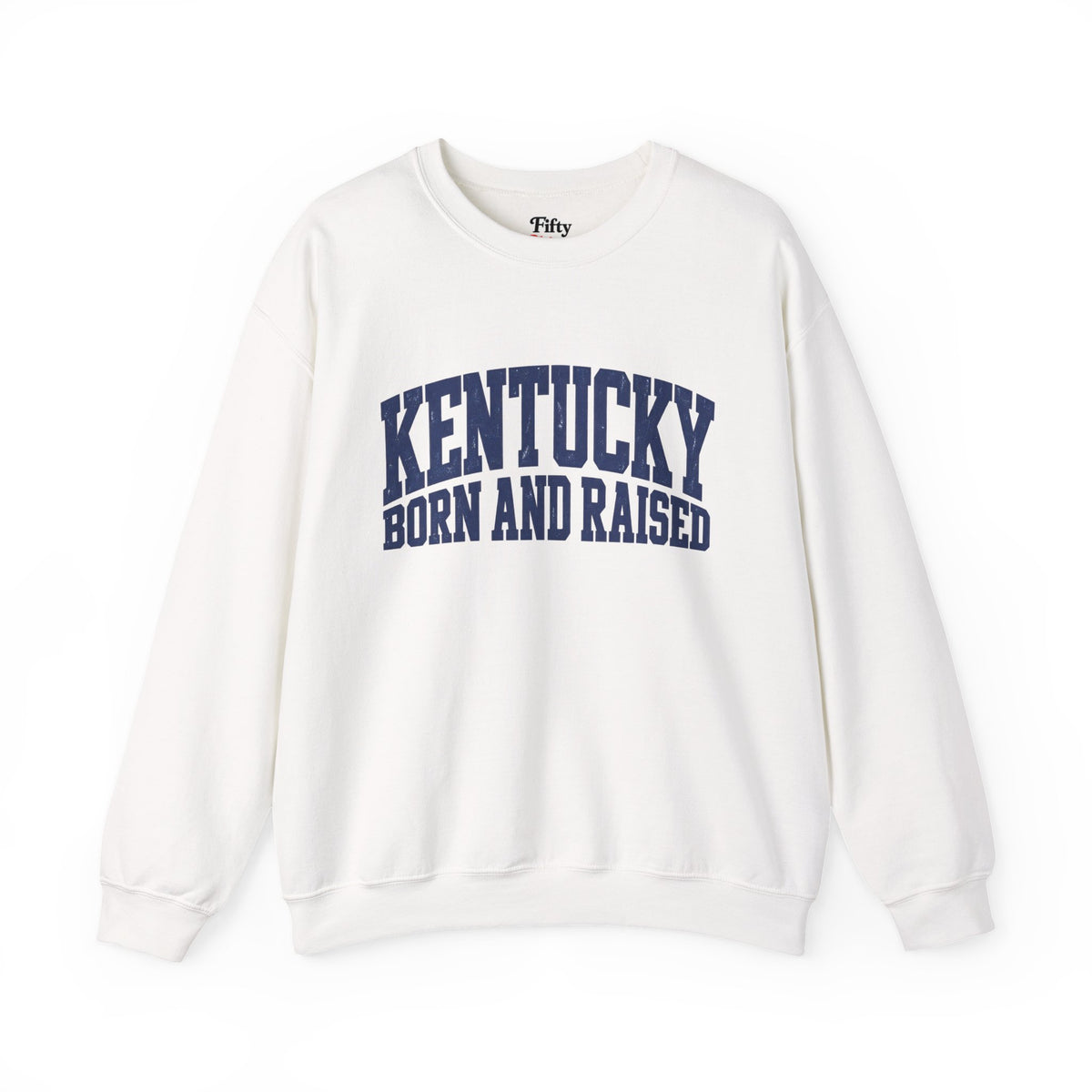 Kentucky Born and Raised Bold Athletic Unisex Sweatshirt Graphic