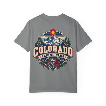Colorado Alpine Club  Unisex Comfort Color 1717 Streetwear Graphic Tee