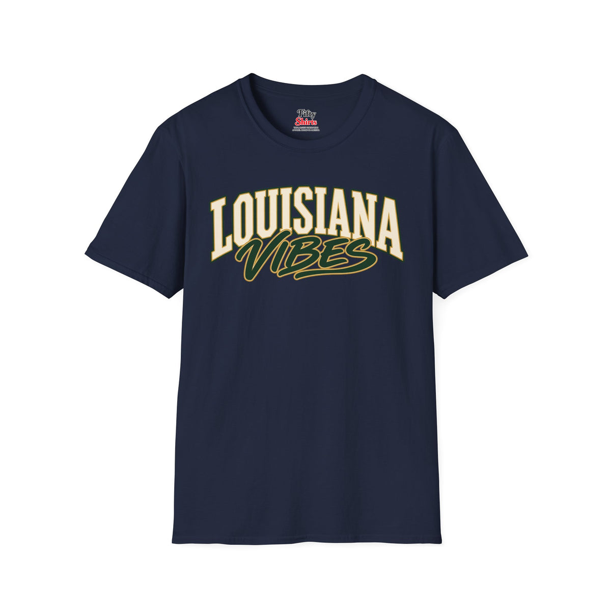 Louisiana Vibes Unisex Softstyle T Shirt State Name Graphic Tee