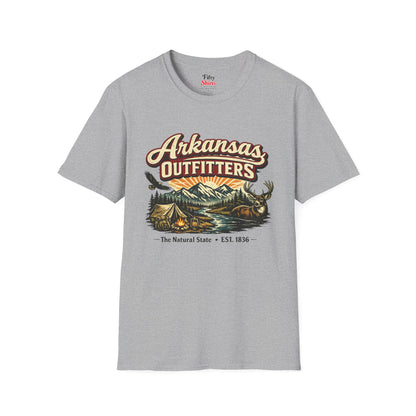 Arkansas Outfitters Unisex Softstyle T Shirt State Pride Graphic Tee Collections FS03