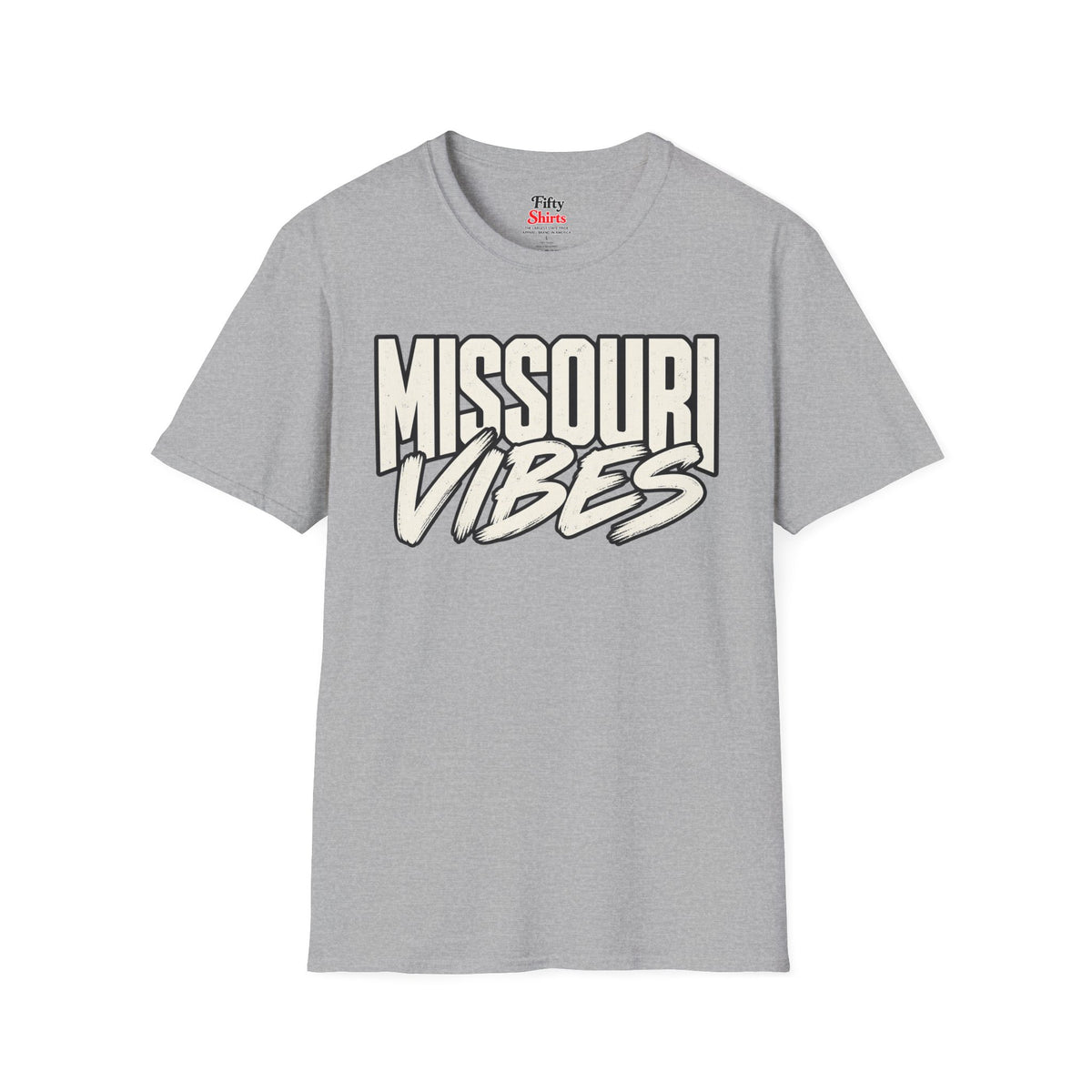 Missouri Vibes Unisex Softstyle T Shirt State Name Graphic Tee