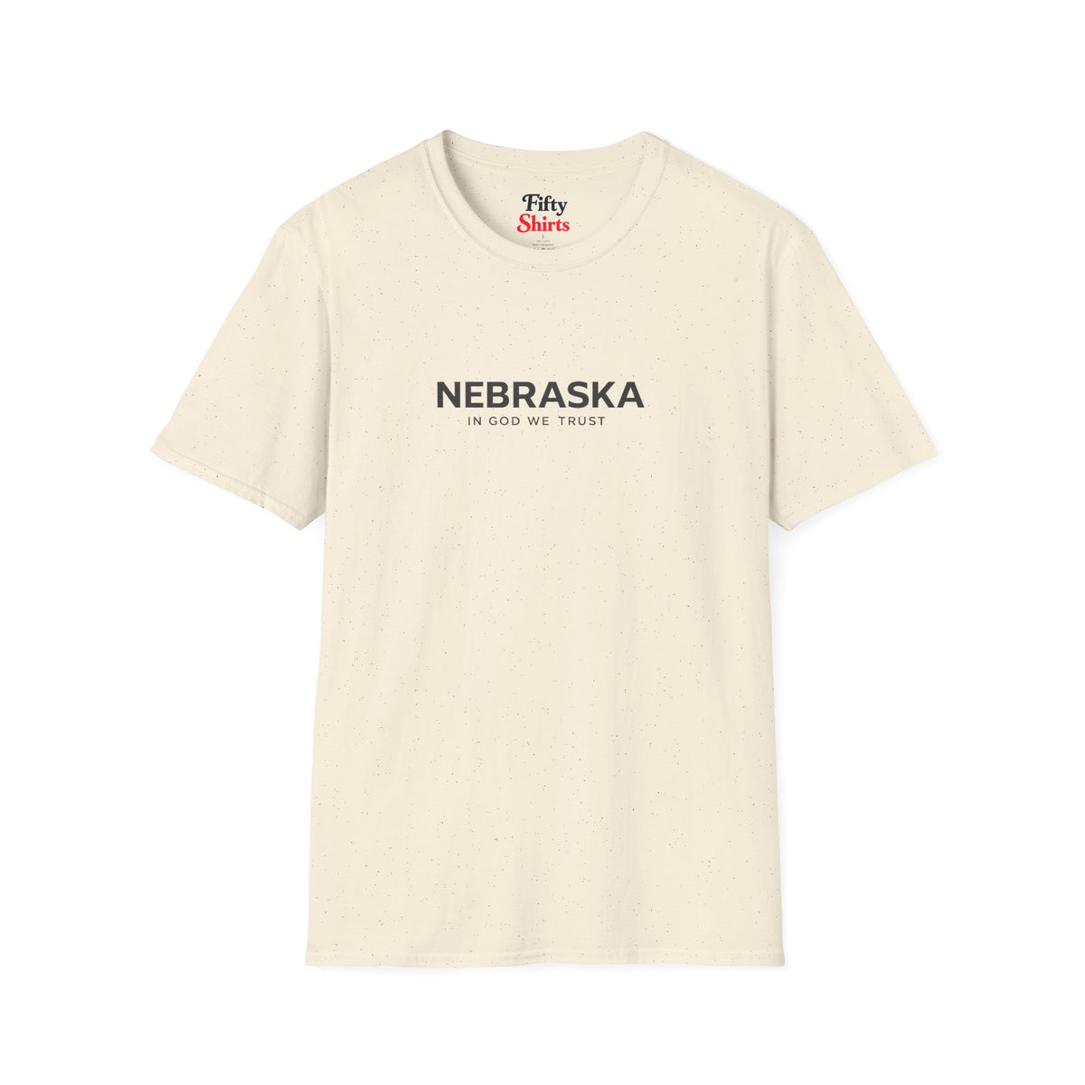 Nebraska All State In God We Trust Front Design Unisex Everyday Tee