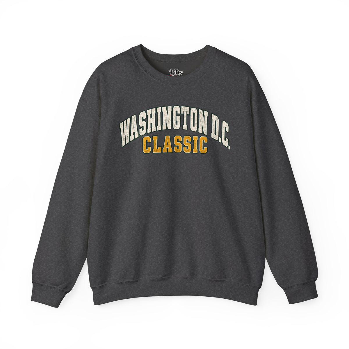 Washington DC Classic Unisex Crewneck Sweatshirt State Name Graphic
