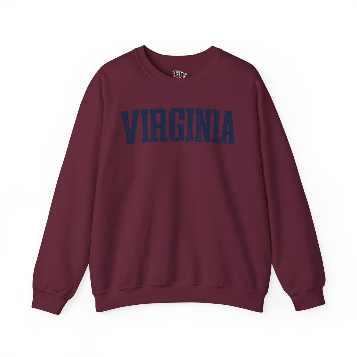 Virginia Unisex Crewneck Sweatshirt State Name Graphic