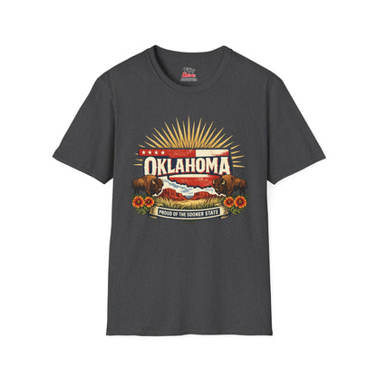 Oklahoma State Pride Unisex Softstyle T Shirt State Pride Graphic Tee Collections FS03