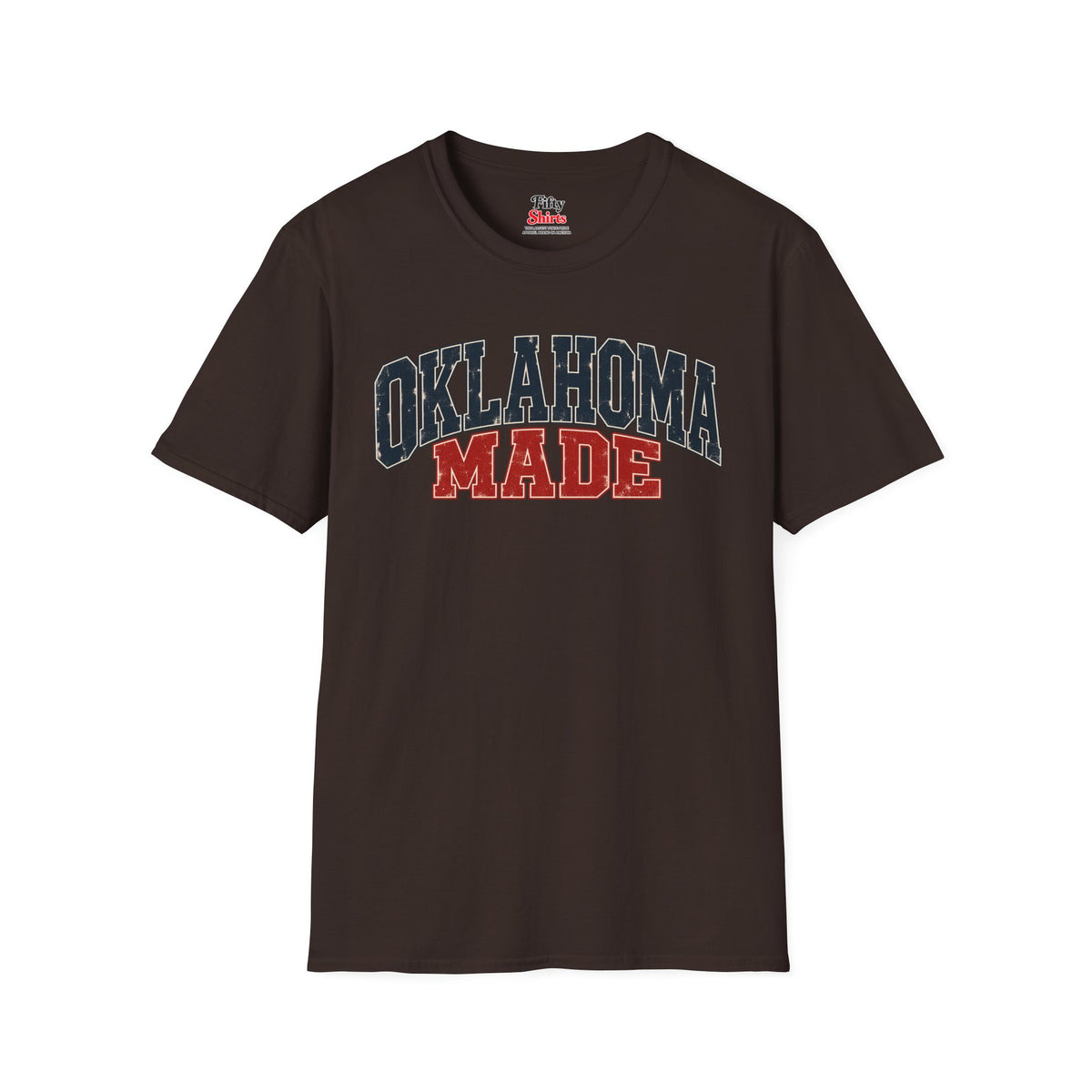 Oklahoma Made Unisex Softstyle T Shirt State Name Graphic Tee