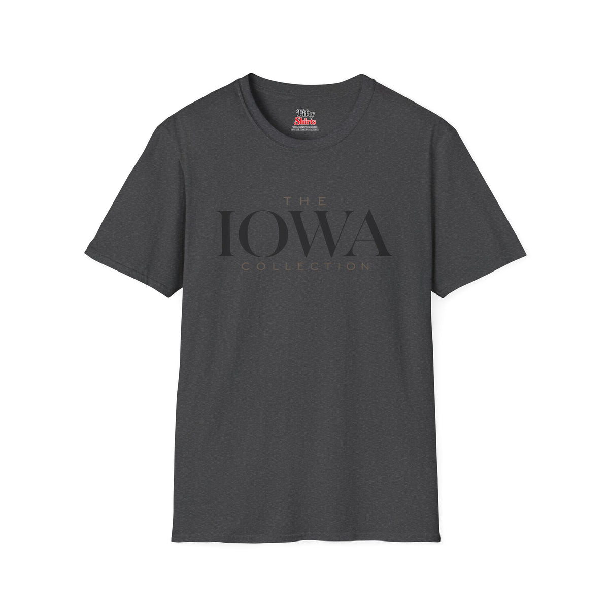 The Iowa Collection Unisex Softstyle T Shirt State Name Graphic Tee