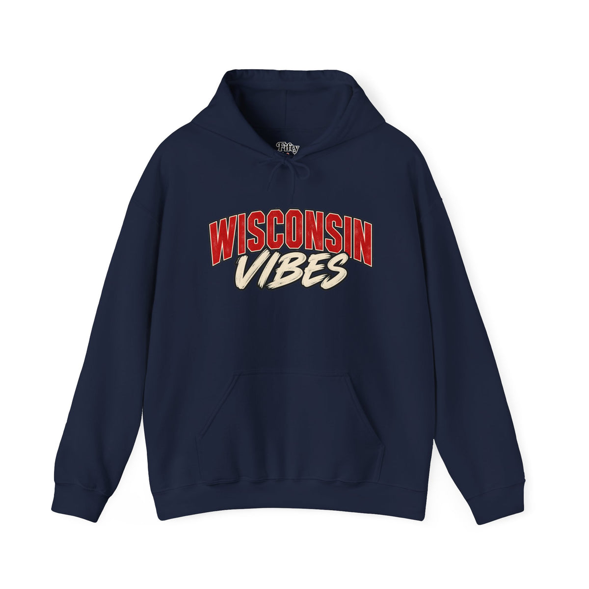 Wisconsin Vibes Unisex Hoodie State Name Graphic