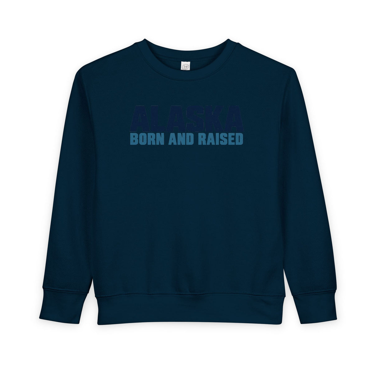Alaska Born and Raised Modern Streetwear Unisex Toddler Sweatshirt