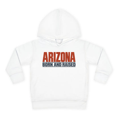 Arizona Born and Raised Modern Streetwear Unisex Toddler Pullover Fleece Hoodie