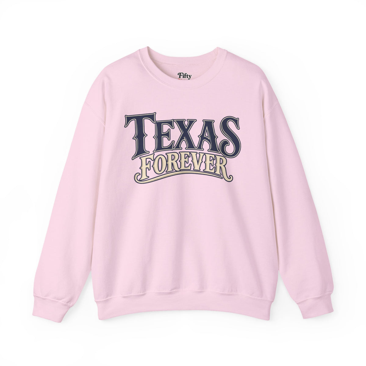 Texas Forever Unisex Crewneck Sweatshirt State Name Graphic