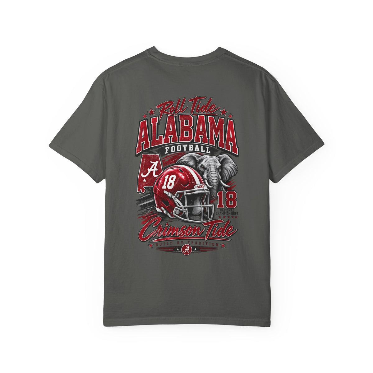 Alabama Football Culture Unisex Comfort Color 1717 Streetwear Graphic Tee