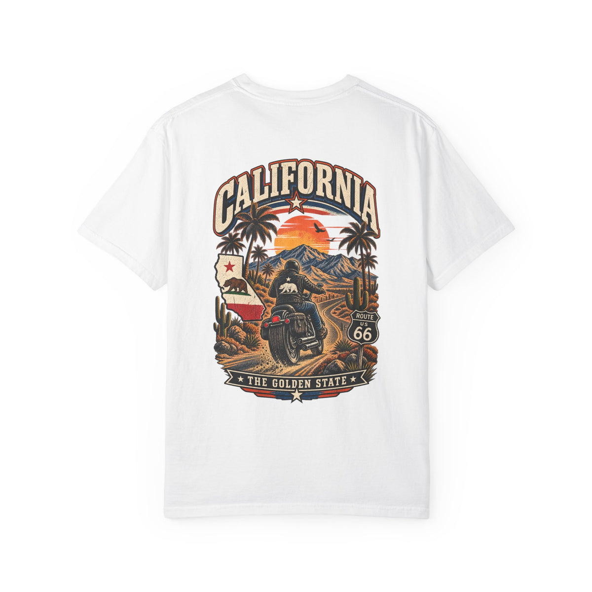 California Desert Rider  Unisex Comfort Color 1717 Streetwear Graphic Tee
