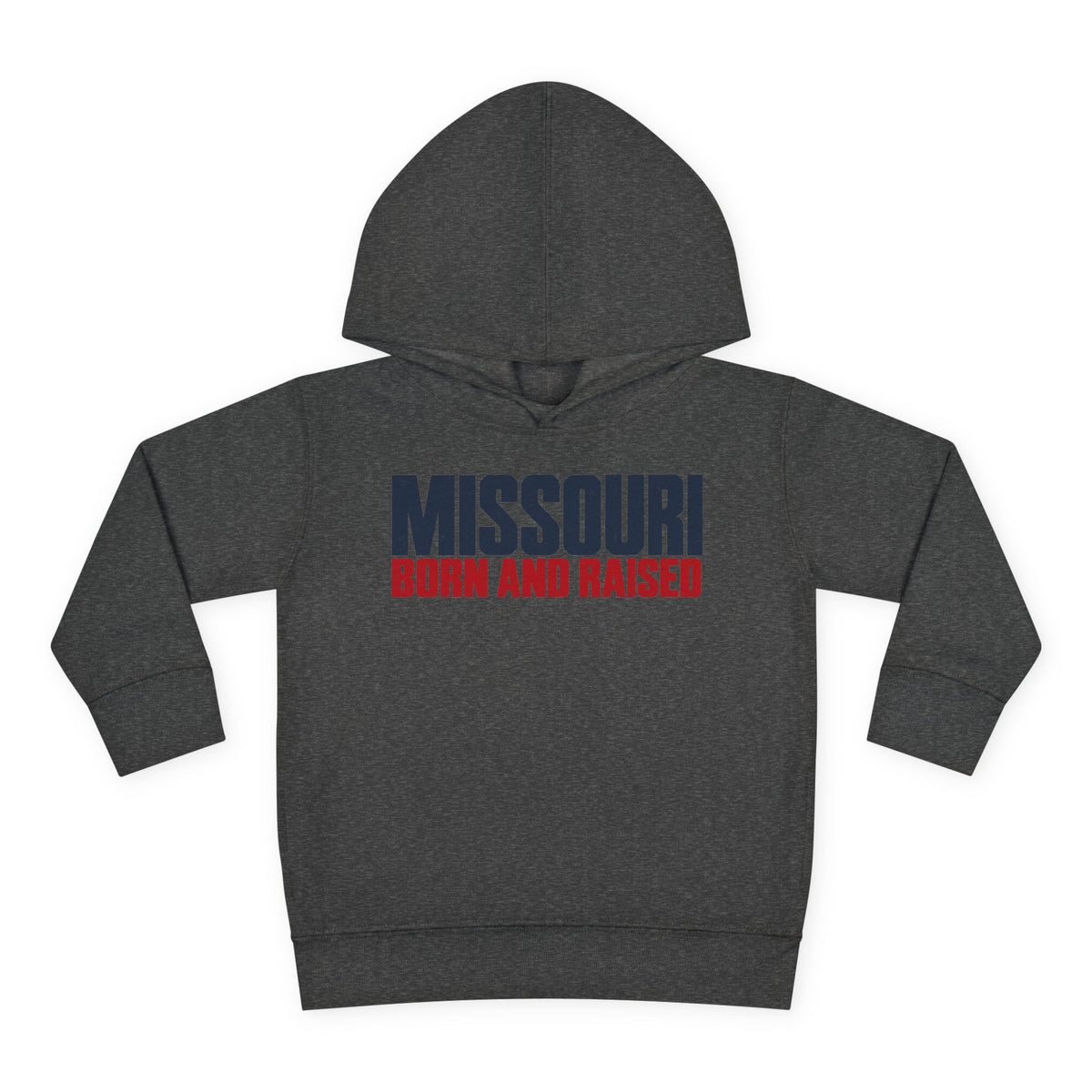 Missouri Born and Raised Modern Streetwear Unisex Toddler Pullover Fleece Hoodie