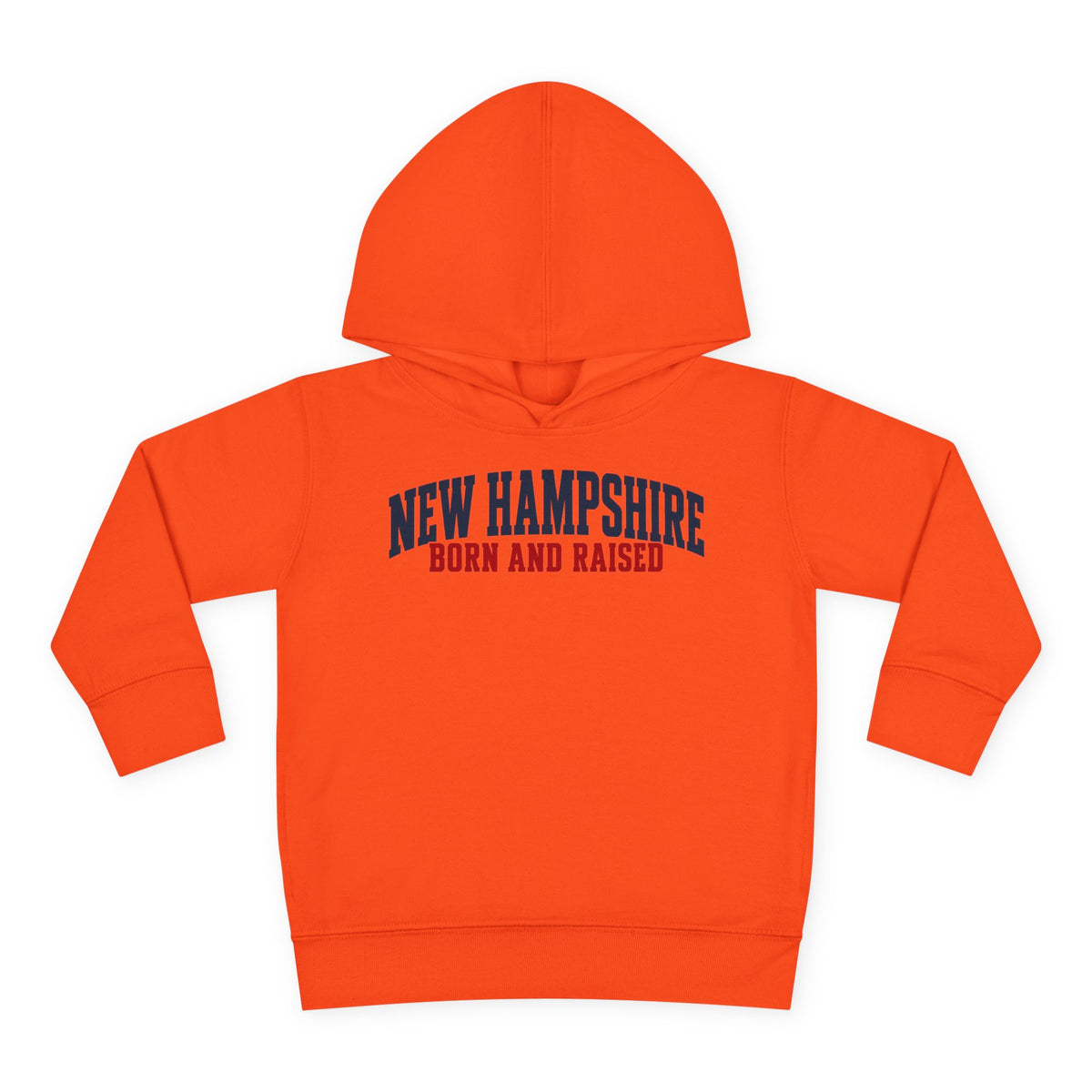 New Hampshire Born and Raised Minimal Heritage Unisex Pullover Fleece Hoodie