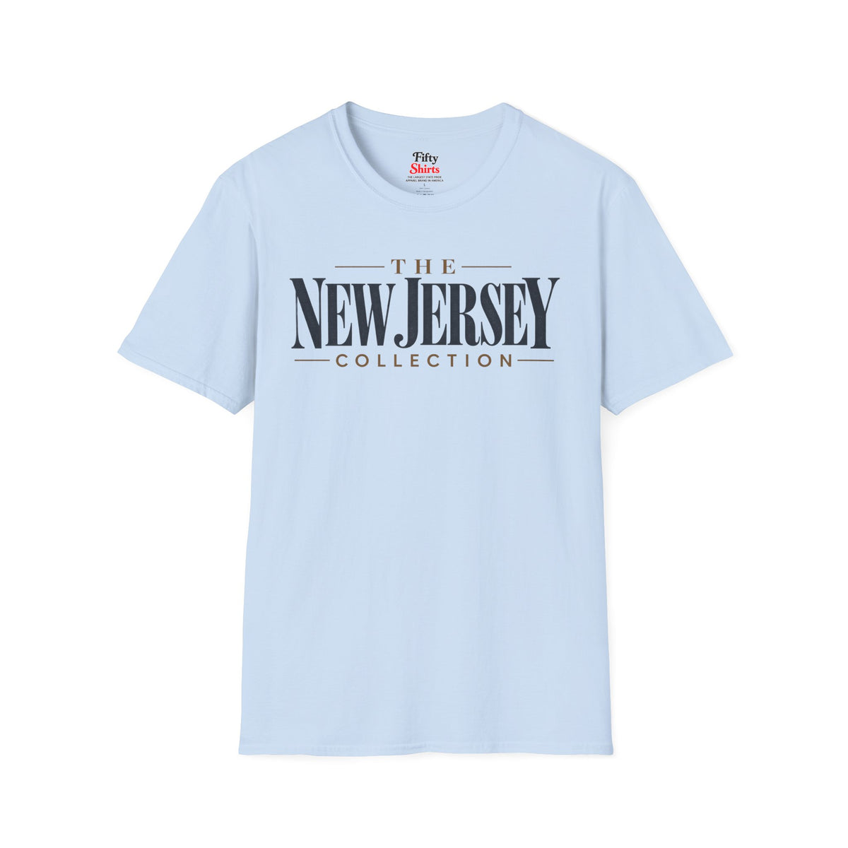 The New Jersey Collection Unisex Softstyle T Shirt State Name Graphic Tee