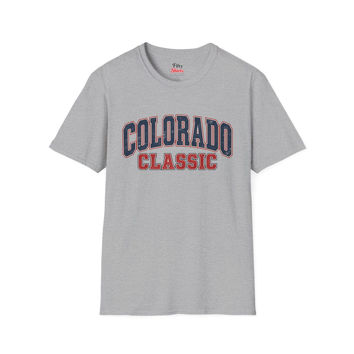 Colorado Classic Unisex Softstyle T Shirt State Name Graphic Tee