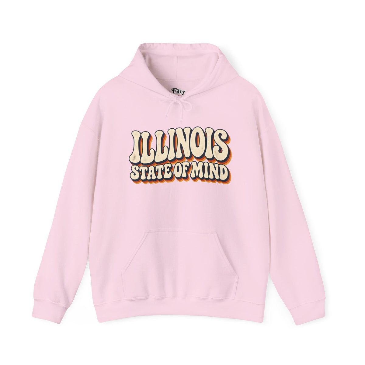 Illinois State of Mind Unisex Hoodie State Name Graphic