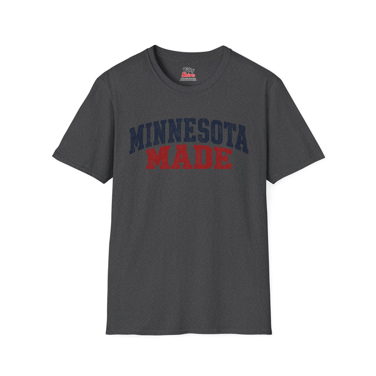 Minnesota Made Unisex Softstyle T Shirt State Name Graphic Tee