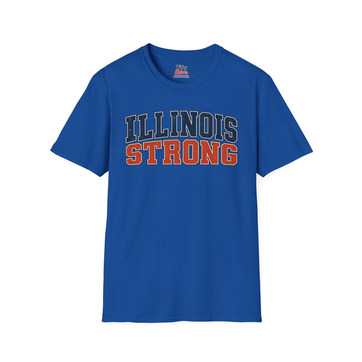 Illinois Strong Unisex Softstyle T Shirt State Name Graphic Tee